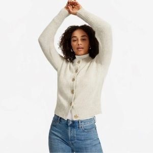 Everlane alpaca cardigan sweater